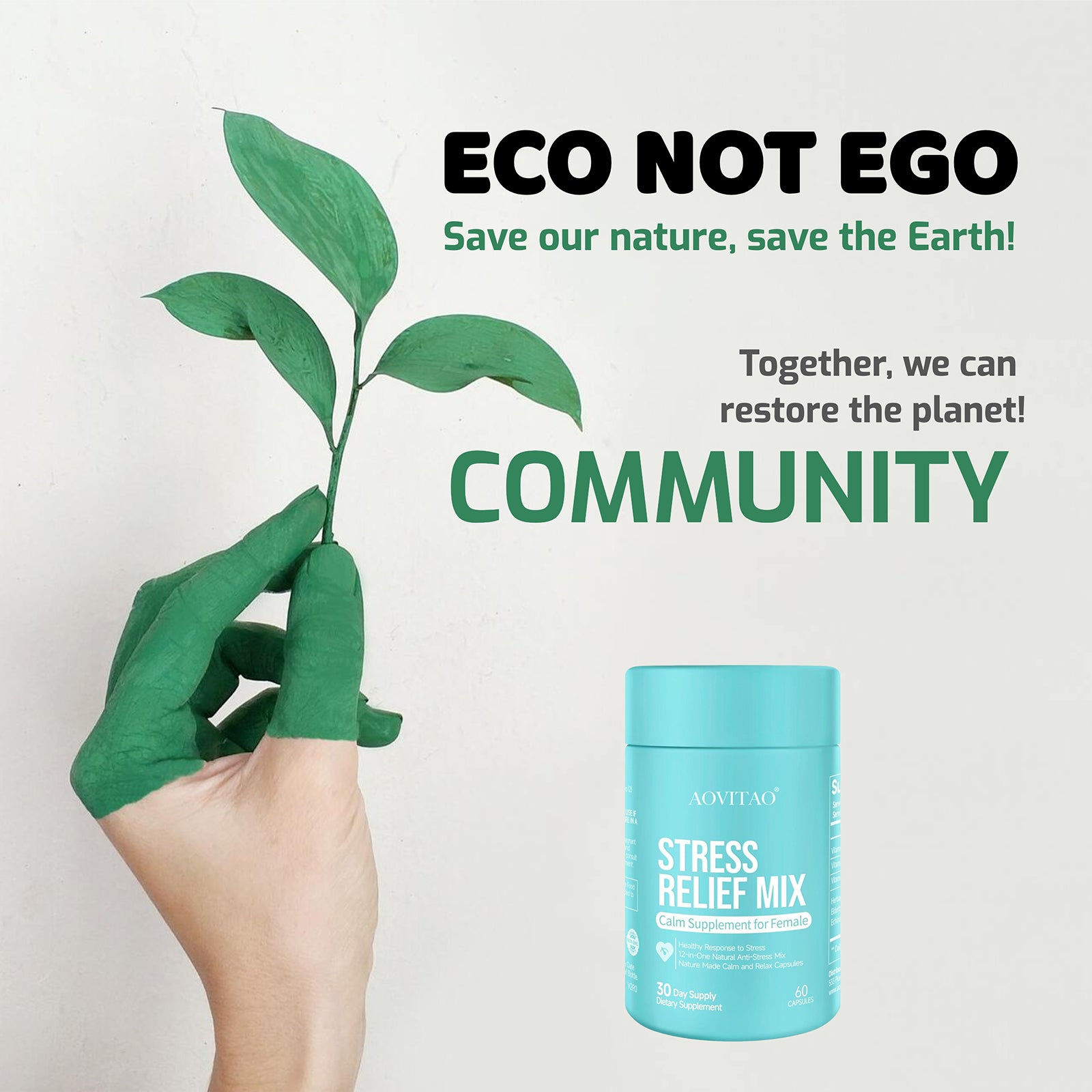 Ashwagandha For Women Supplement With L-Theanine Magnesium, Stress Relief, Focus And Relaxation Support Anxiery Pill