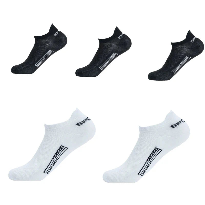 Men's Mesh Breathable Low-cut Sports Socks