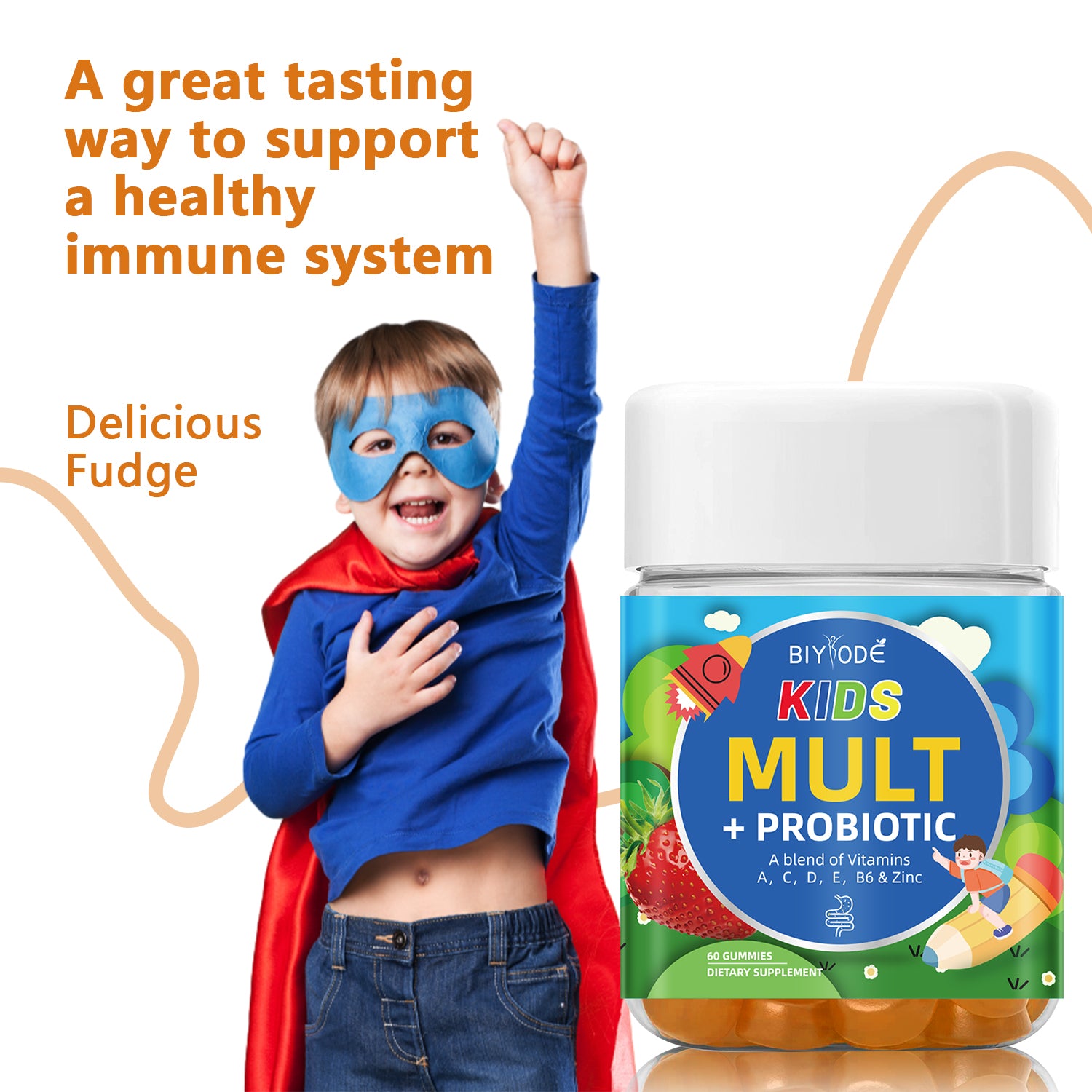 Private Label Vegan Kids Multivitamin Gummies Bulk 120 Count Health Food Supplement