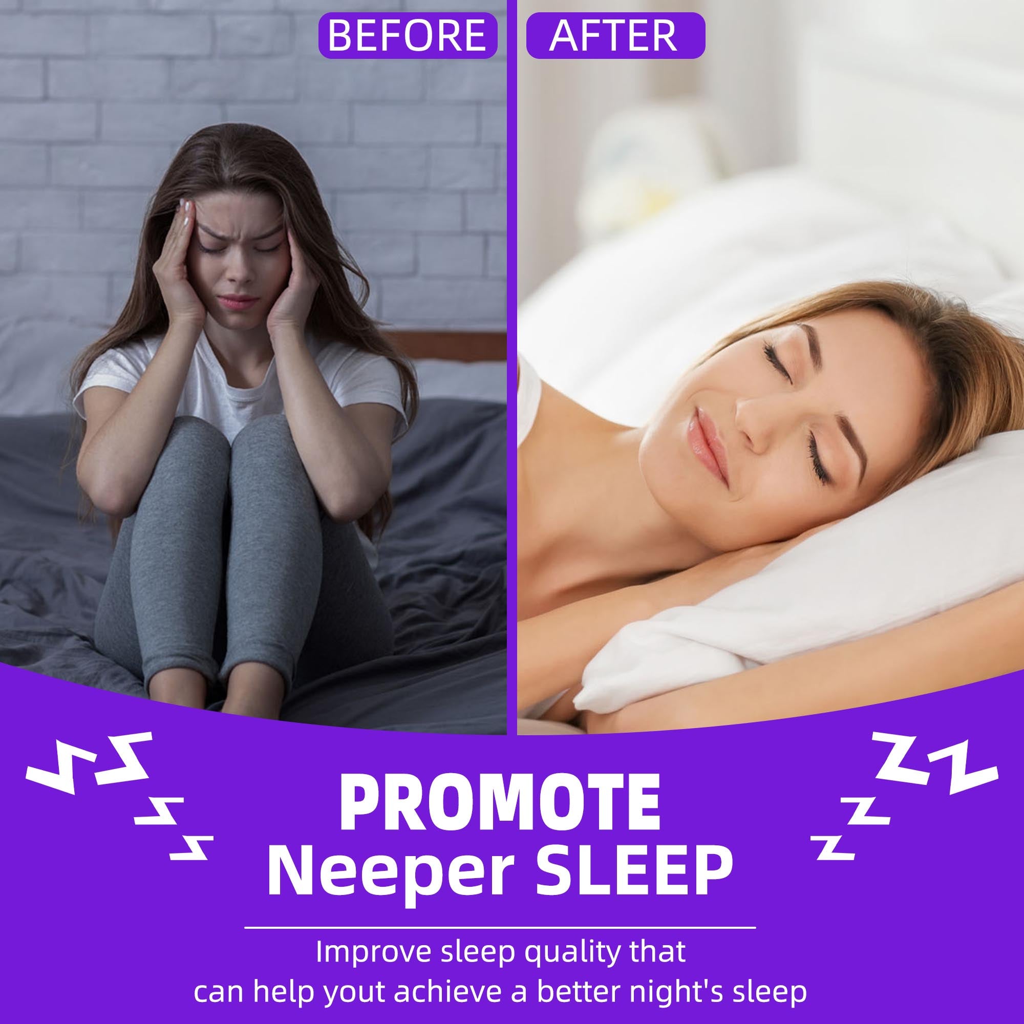 Jiabeikang Factory Wholesale GABA Sleep Gummies Deep Rest Support Supplement