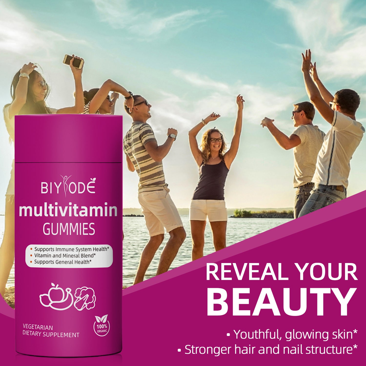 OEM ODM Customizable Multivitamin Gummies Wholesale Private Label Health Supplement Manufacturer