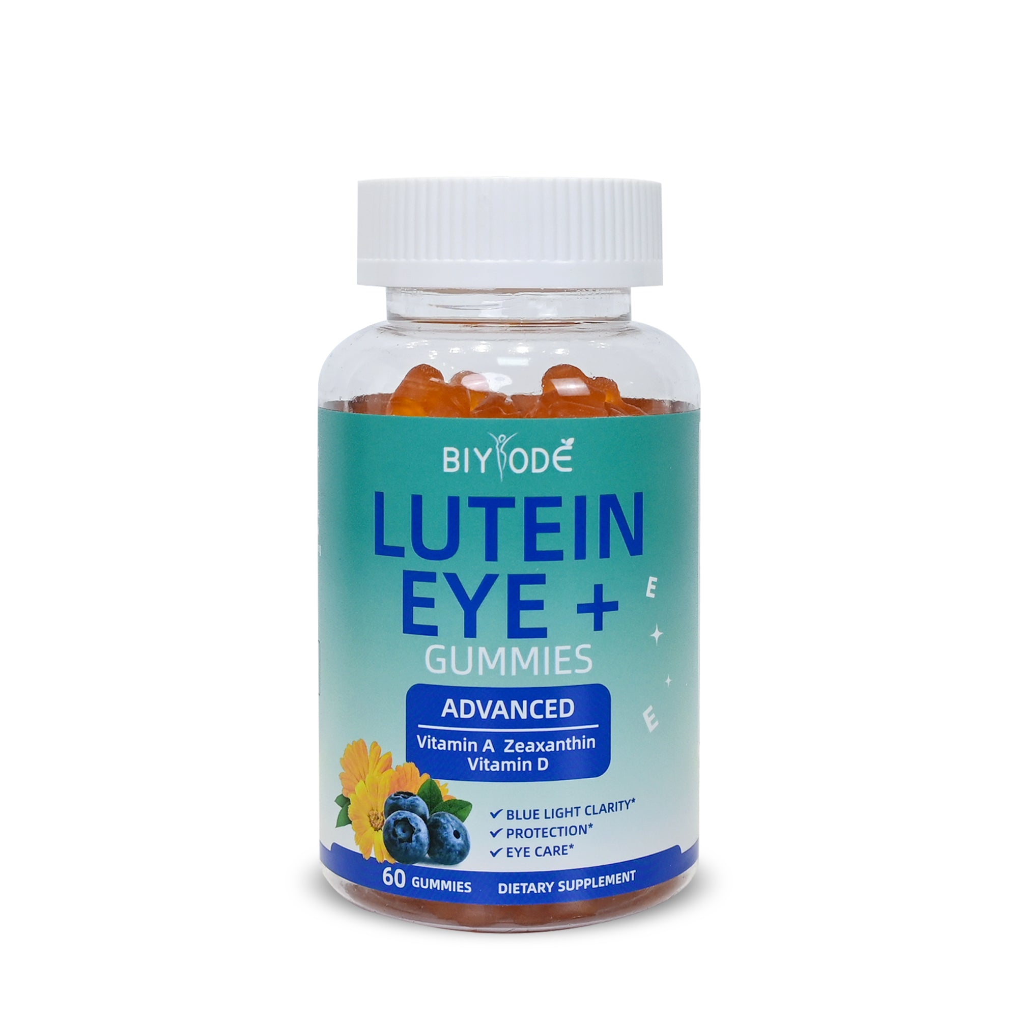 OEM ODM Factory Customized Lutein Gummies Eye Health Supplement Multivitamin Marigold Extract